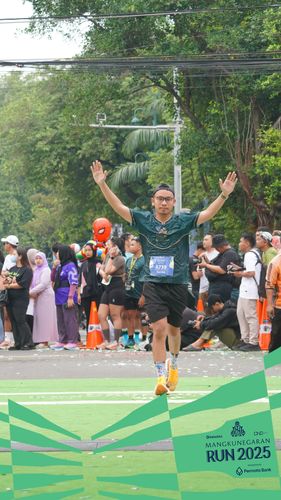 Race photo from Mangkunegaran Run 2025
