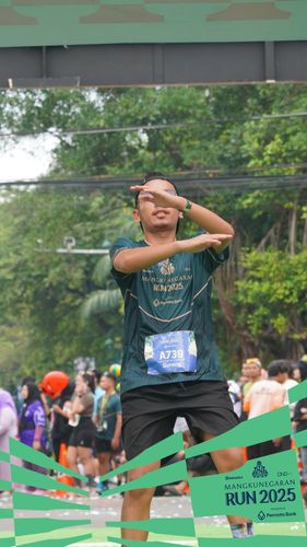 Race photo from Mangkunegaran Run 2025