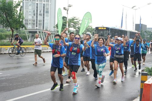 Race photo from Road to BAF Lions Run 2024
