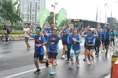 Race photo from Road to BAF Lions Run 2024