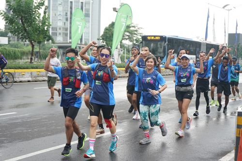 Race photo from Road to BAF Lions Run 2024