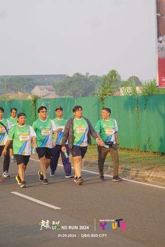 Race photo from BAF LIONS RUN 2024