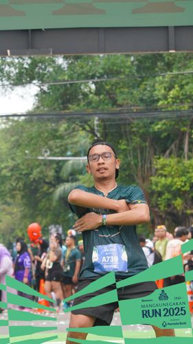 Race photo from Mangkunegaran Run 2025