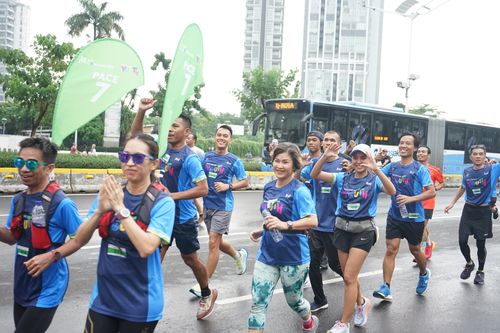 Race photo from Road to BAF Lions Run 2024