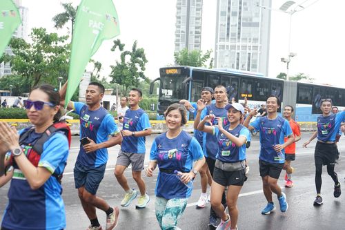 Race photo from Road to BAF Lions Run 2024