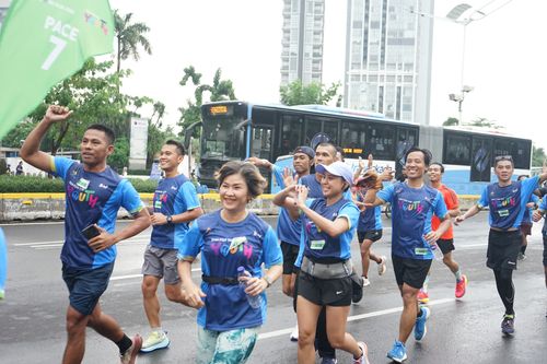 Race photo from Road to BAF Lions Run 2024