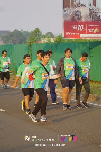 Race photo from BAF LIONS RUN 2024