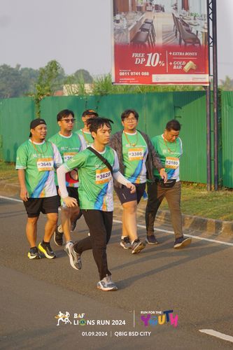 Race photo from BAF LIONS RUN 2024