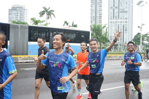 Race photo from Road to BAF Lions Run 2024