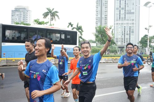 Race photo from Road to BAF Lions Run 2024