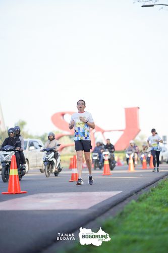 Race photo from Taman Budaya x BOGORUN 2025