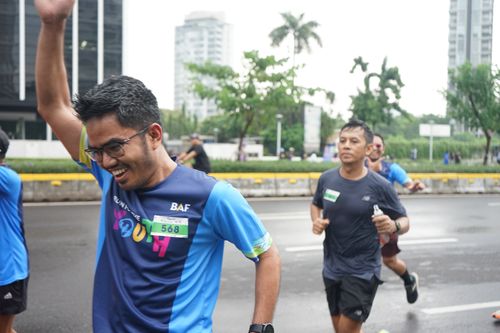Race photo from Road to BAF Lions Run 2024