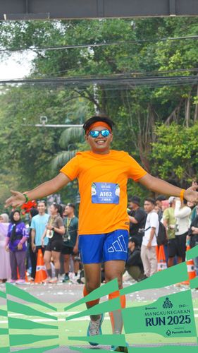 Race photo from Mangkunegaran Run 2025