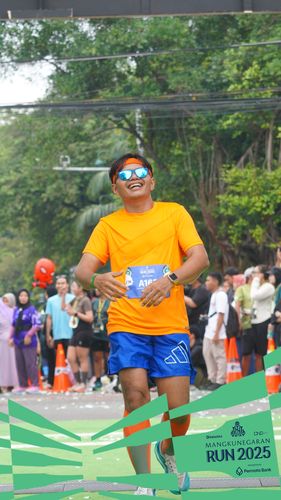 Race photo from Mangkunegaran Run 2025