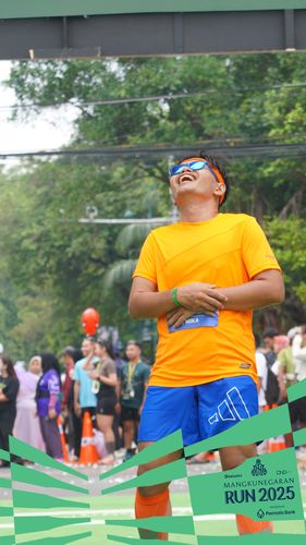 Race photo from Mangkunegaran Run 2025