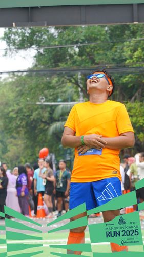 Race photo from Mangkunegaran Run 2025