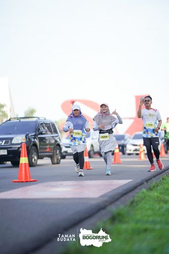 Race photo from Taman Budaya x BOGORUN 2025