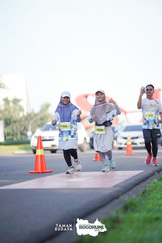 Race photo from Taman Budaya x BOGORUN 2025