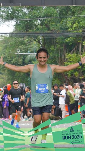 Race photo from Mangkunegaran Run 2025
