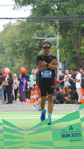 Race photo from Mangkunegaran Run 2025