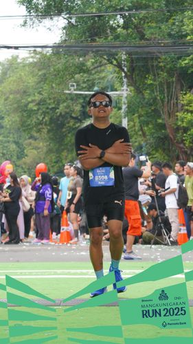 Race photo from Mangkunegaran Run 2025
