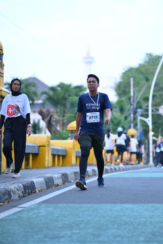 Race photo from KEMLU RUN 2025