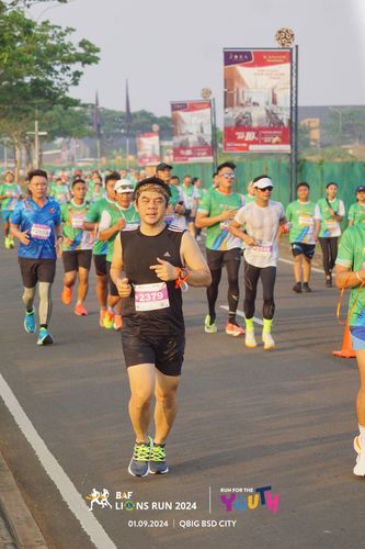 Race photo from BAF LIONS RUN 2024
