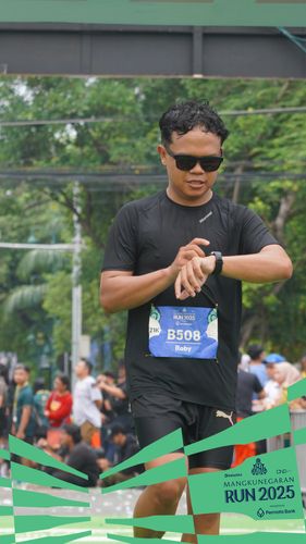 Race photo from Mangkunegaran Run 2025