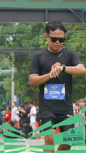 Race photo from Mangkunegaran Run 2025