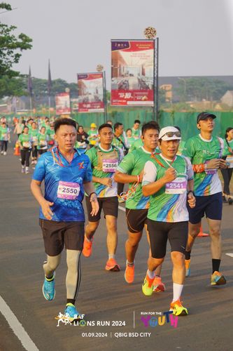 Race photo from BAF LIONS RUN 2024
