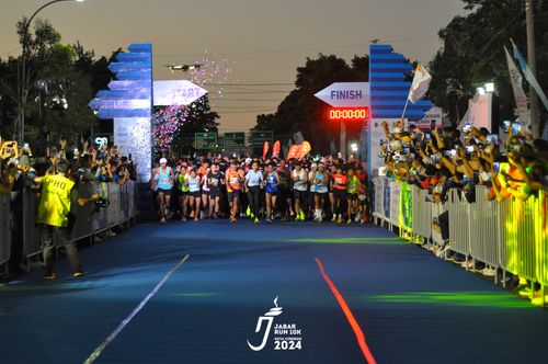Race photo from Jabar Run 10K 2024