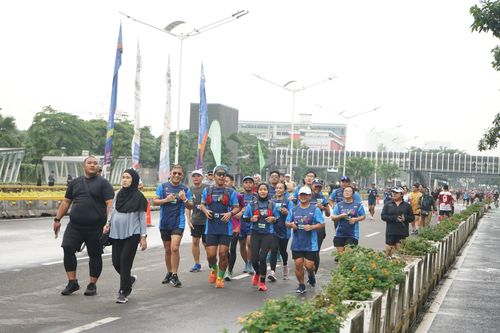 Race photo from Road to BAF Lions Run 2024