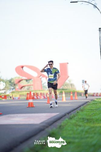 Race photo from Taman Budaya x BOGORUN 2025