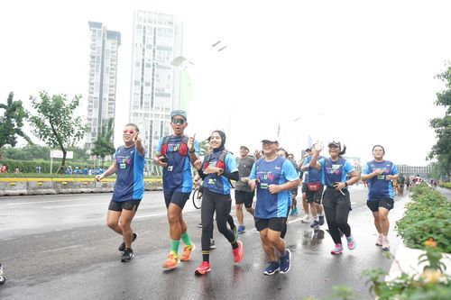 Race photo from Road to BAF Lions Run 2024