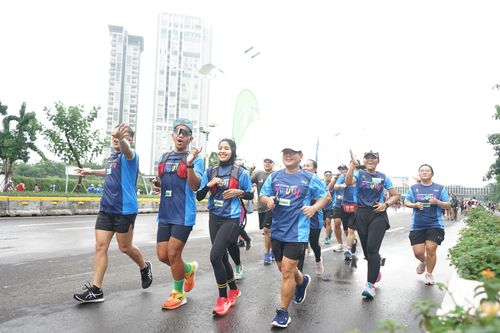 Race photo from Road to BAF Lions Run 2024