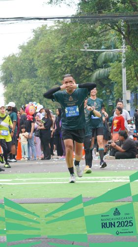 Race photo from Mangkunegaran Run 2025