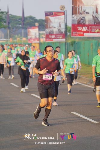 Race photo from BAF LIONS RUN 2024