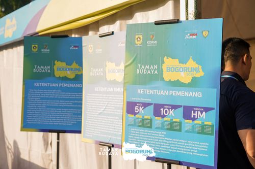Race photo from Taman Budaya x BOGORUN 2025