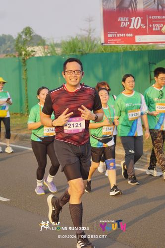 Race photo from BAF LIONS RUN 2024