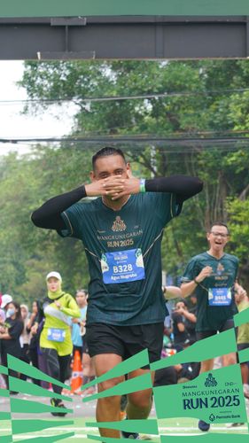 Race photo from Mangkunegaran Run 2025