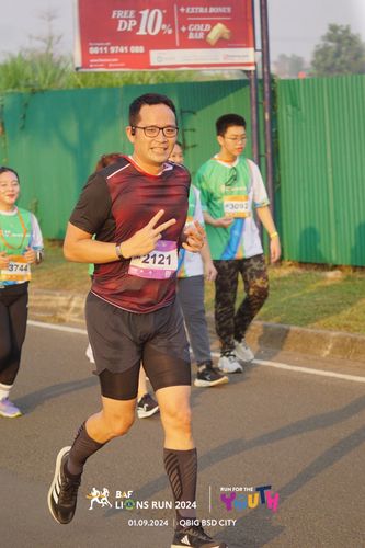 Race photo from BAF LIONS RUN 2024