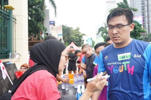 Race photo from Road to BAF Lions Run 2024