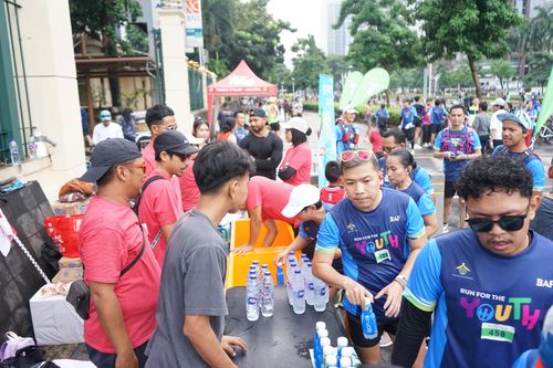 Race photo from Road to BAF Lions Run 2024
