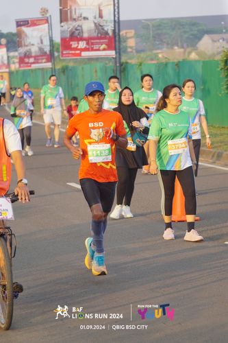 Race photo from BAF LIONS RUN 2024