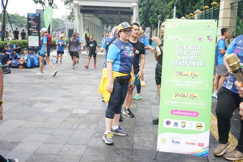 Race photo from Road to BAF Lions Run 2024