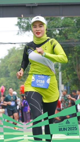 Race photo from Mangkunegaran Run 2025
