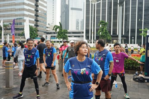 Race photo from Road to BAF Lions Run 2024