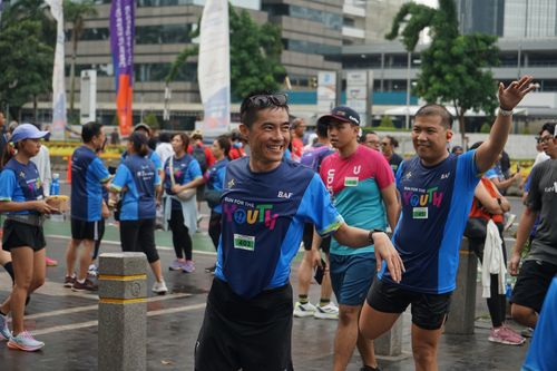 Race photo from Road to BAF Lions Run 2024