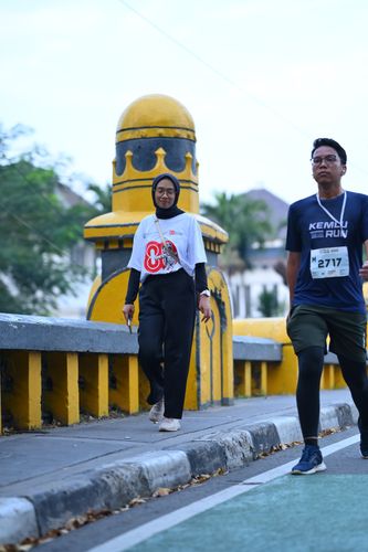 Race photo from KEMLU RUN 2025