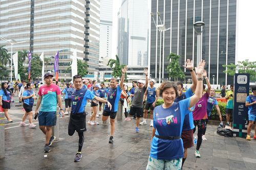 Race photo from Road to BAF Lions Run 2024